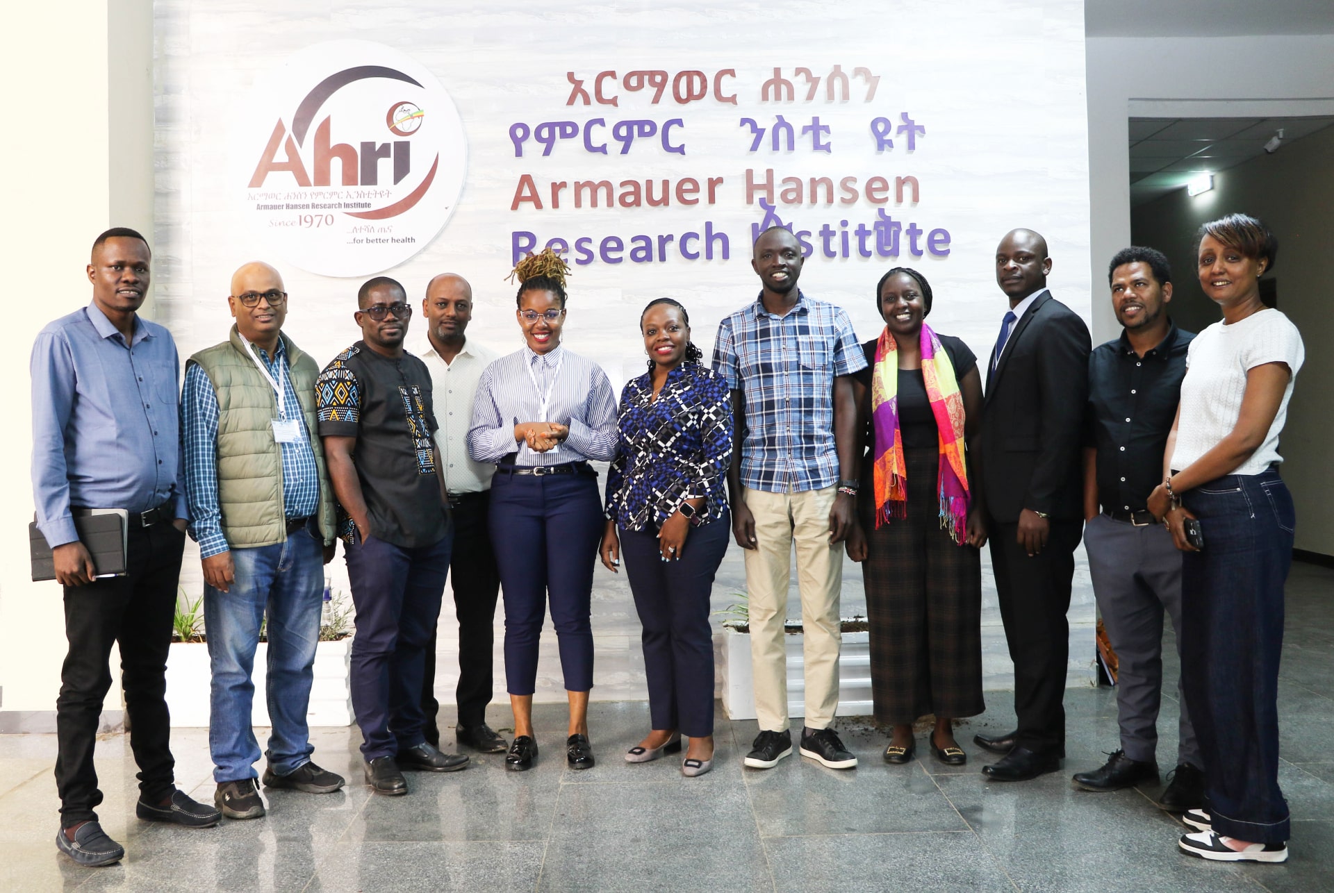 The Data Science Without Borders (DSWB) team was hosted at the Armauer Hansen Research Institute (AHRI)